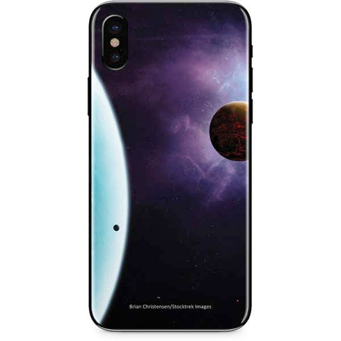 StockTrek Two Planets Born from the Same Star iPhone X Skin
