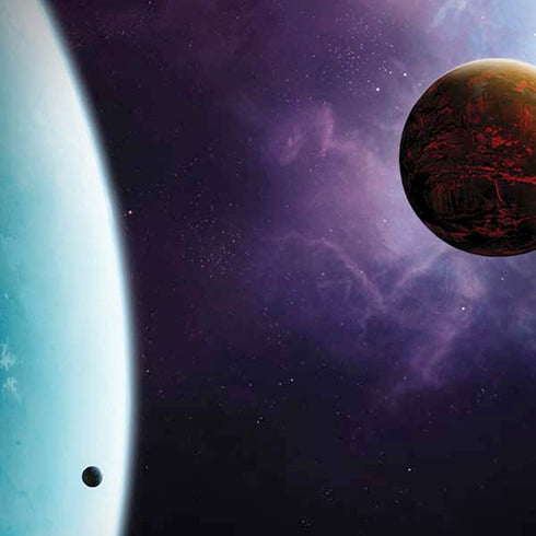 StockTrek Two Planets Born from the Same Star iPhone X Skin