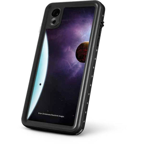 StockTrek Two Planets Born from the Same Star iPhone XR Waterproof Case