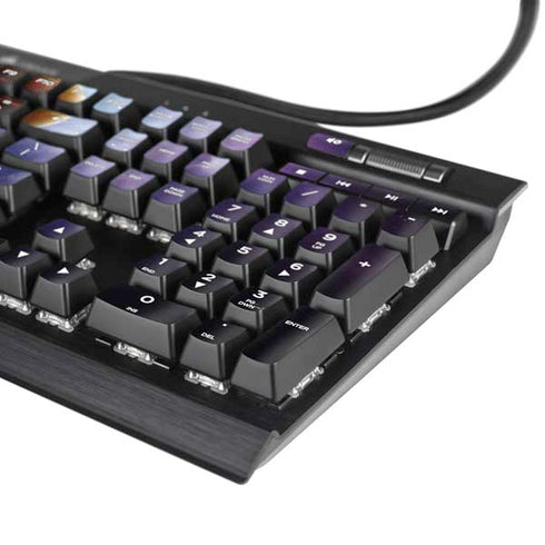 StockTrek Two Planets Born from the Same Star K95 RGB PLATINUM Mechanical Gaming Keyboard Skin