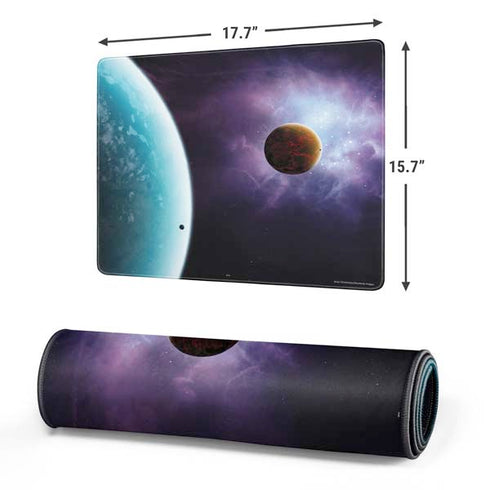 StockTrek Two Planets Born from the Same Star Gaming Mouse Pad