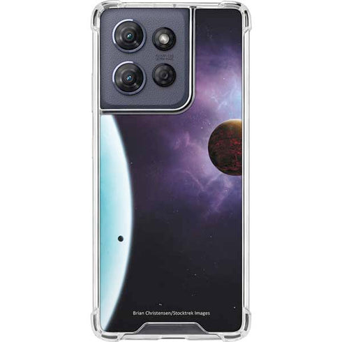 StockTrek Two Planets Born from the Same Star Moto G Play 5G (2025) Clear Case