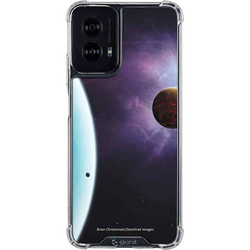 StockTrek Two Planets Born from the Same Star Moto G Power 5G (2024) Clear Case
