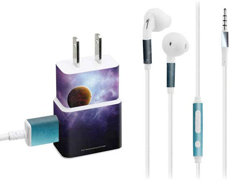 StockTrek Two Planets Born from the Same Star Phone Charger Skin