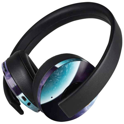 StockTrek Two Planets Born from the Same Star PlayStation 4 Gold Wireless Headset Skin