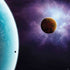 StockTrek Two Planets Born from the Same Star PS4 Slim Skin