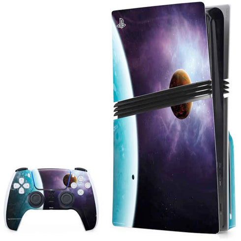 StockTrek Two Planets Born from the Same Star PS5 Pro Disk Bundle Skin