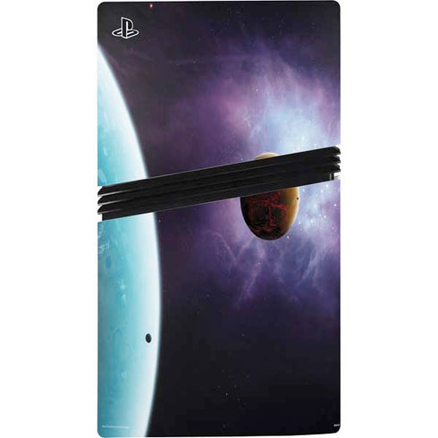 StockTrek Two Planets Born from the Same Star PS5 Pro Disk Console Skin
