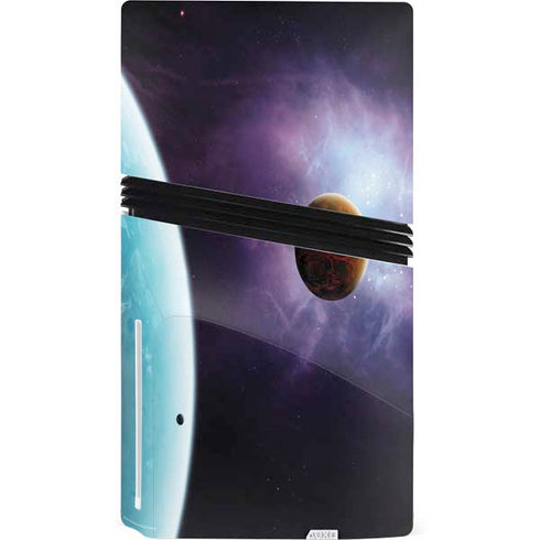 StockTrek Two Planets Born from the Same Star PS5 Pro Disk Console Skin