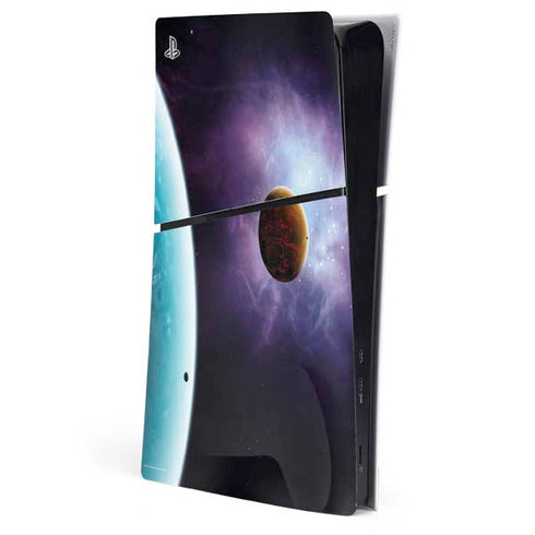 StockTrek Two Planets Born from the Same Star PS5 Slim Digital Edition Console Skin