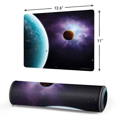StockTrek Two Planets Born from the Same Star Gaming Mouse Pad