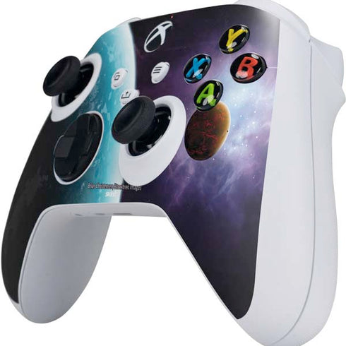 StockTrek Two Planets Born from the Same Star Xbox Series S Controller Skin
