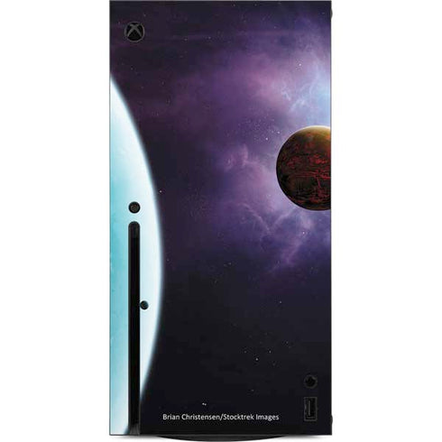 StockTrek Two Planets Born from the Same Star Xbox Series X Console Skin