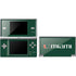 University of Miami Horizontal Mark on Green Nintendo Skins
