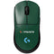 University of Miami Horizontal Mark on Green G Pro Wireless Gaming Mouse Skin
