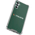 University of Miami Horizontal Mark on Green Gabb Phone 4 Clear Case