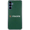 University of Miami Horizontal Mark on Green Galaxy A35 5G Clear Case