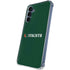 University of Miami Horizontal Mark on Green Galaxy A35 5G Clear Case