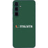 University of Miami Horizontal Mark on Green Galaxy A35 5G Skin