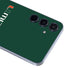 University of Miami Horizontal Mark on Green Galaxy A35 5G Skin