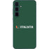 University of Miami Horizontal Mark on Green Galaxy A36 5G Skin