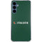 University of Miami Horizontal Mark on Green Galaxy A55 5G Clear Case