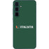 University of Miami Horizontal Mark on Green Galaxy A55 5G Skin