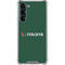 University of Miami Horizontal Mark on Green Galaxy S24 FE Clear Case