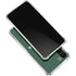 University of Miami Horizontal Mark on Green Galaxy S24 FE Clear Case