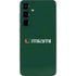 University of Miami Horizontal Mark on Green Galaxy S25 Plus Skin