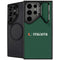 University of Miami Horizontal Mark on Green Galaxy S25 Ultra Kickstand Case