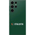 University of Miami Horizontal Mark on Green Galaxy S25 Ultra Skin