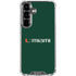 University of Miami Horizontal Mark on Green Galaxy S26 Clear Case