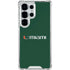 University of Miami Horizontal Mark on Green Galaxy S26 Ultra Clear Case