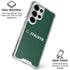 University of Miami Horizontal Mark on Green Galaxy S26 Ultra Clear Case