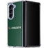 University of Miami Horizontal Mark on Green Galaxy Z Fold5 5G Clear Case