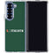 University of Miami Horizontal Mark on Green Galaxy Z Fold6 Clear Case