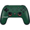 University of Miami Horizontal Mark on Green Google Stadia Controller Skin