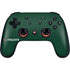 University of Miami Horizontal Mark on Green Google Stadia Controller Skin