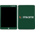 University of Miami Horizontal Mark on Green Apple iPad Skin