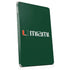 University of Miami Horizontal Mark on Green Apple iPad Skin