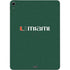 University of Miami Horizontal Mark on Green Apple iPad Air Skin