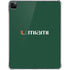 University of Miami Horizontal Mark on Green iPad Pro 11in (2024) Clear Case