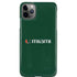 University of Miami Horizontal Mark on Green iPhone Cases