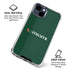 University of Miami Horizontal Mark on Green iPhone 15 Clear Case