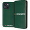 University of Miami Horizontal Mark on Green iPhone 15 Plus Folio Case