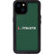 University of Miami Horizontal Mark on Green iPhone 15 Plus Waterproof Case