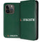 University of Miami Horizontal Mark on Green iPhone 15 Pro Folio Case