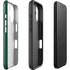 University of Miami Horizontal Mark on Green iPhone 16 Impact Case