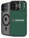 University of Miami Horizontal Mark on Green iPhone 16 Kickstand Case